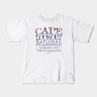 Cape Lookout National Seashore, North Carolina Kids T-Shirt